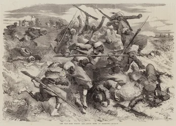 La guerre, les Turcos et leur mode de combat